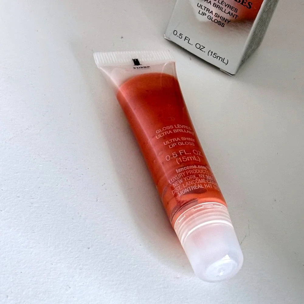 Lancome Juicy‎ Tubes Ultra Shiny Lip Gloss SIMMER 0.5 Oz 15ml New